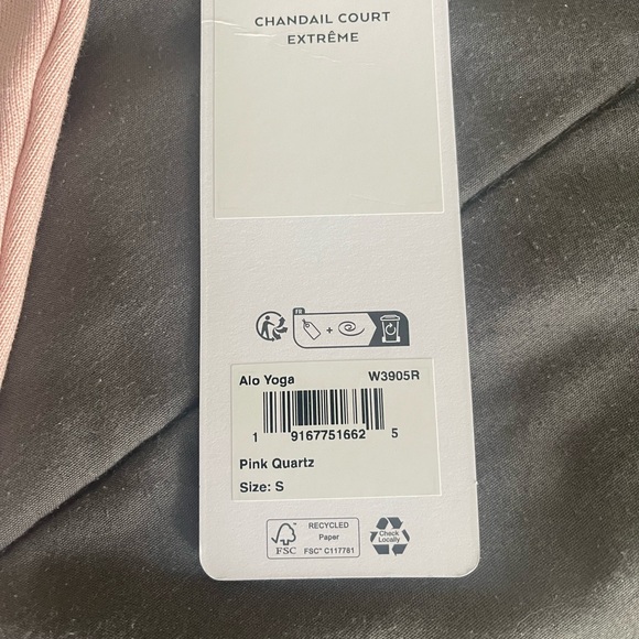 Alo yoga extreme cropped pullover size small in pink quartz - Picture 3 of 5